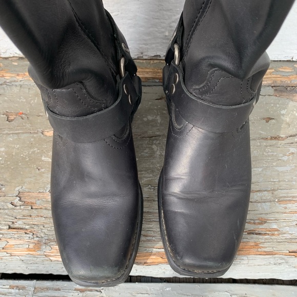 7.5 Harley Davidson Mega Harness Motorcycle Riding Boots - Picture 2 of 4